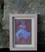 Ballerina with Pink Frame