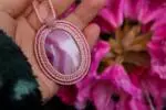 Medium Wrap with Pink Agate