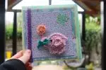 Baby Girl elephant in Pink and Orange